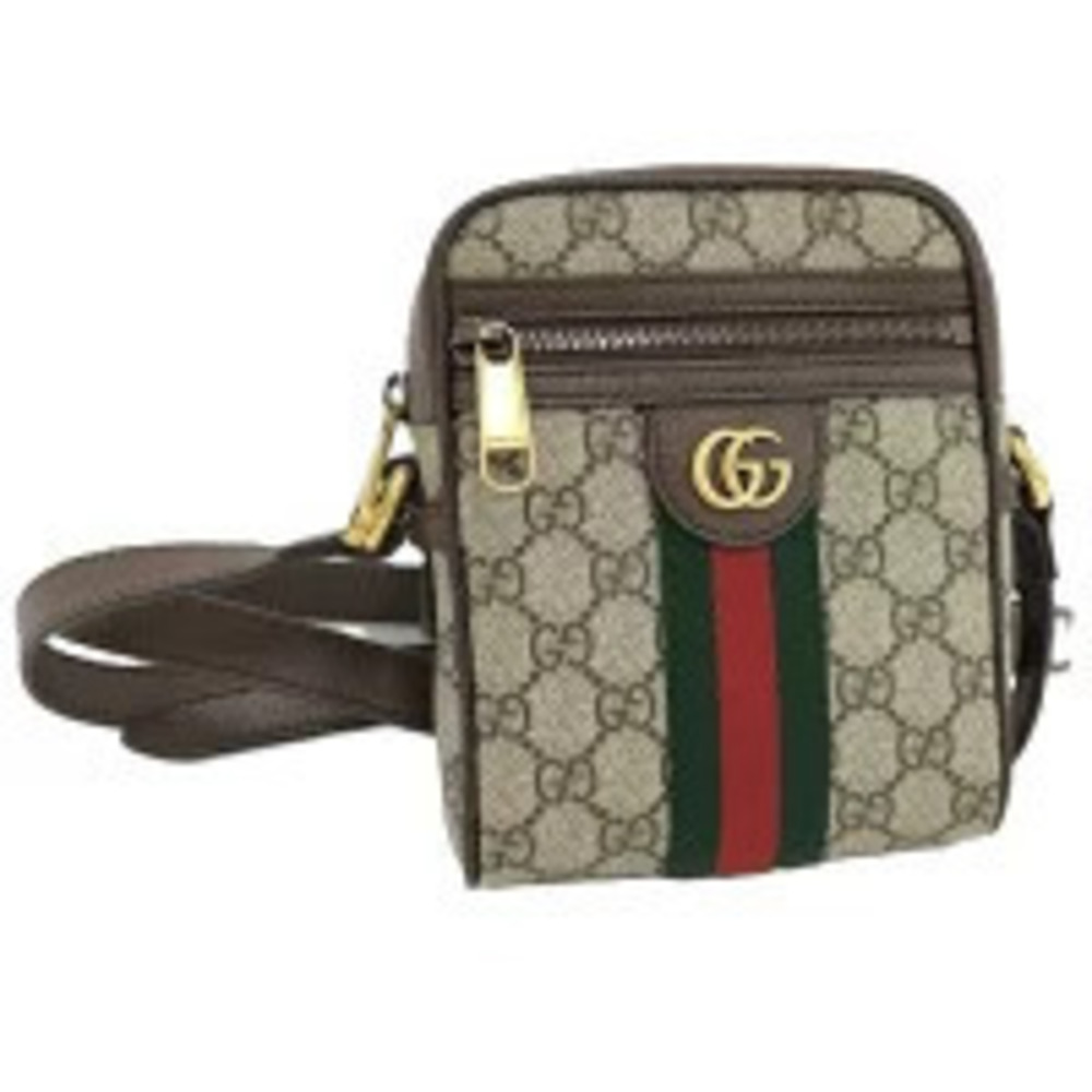 Gucci Shoulder Bag GG Marmont Ophidia Supreme Beige Cream